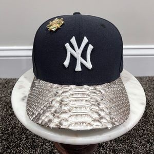 Just Don MLB NYY New York Yankes 2021 Snakeskin Python Navy Hat
